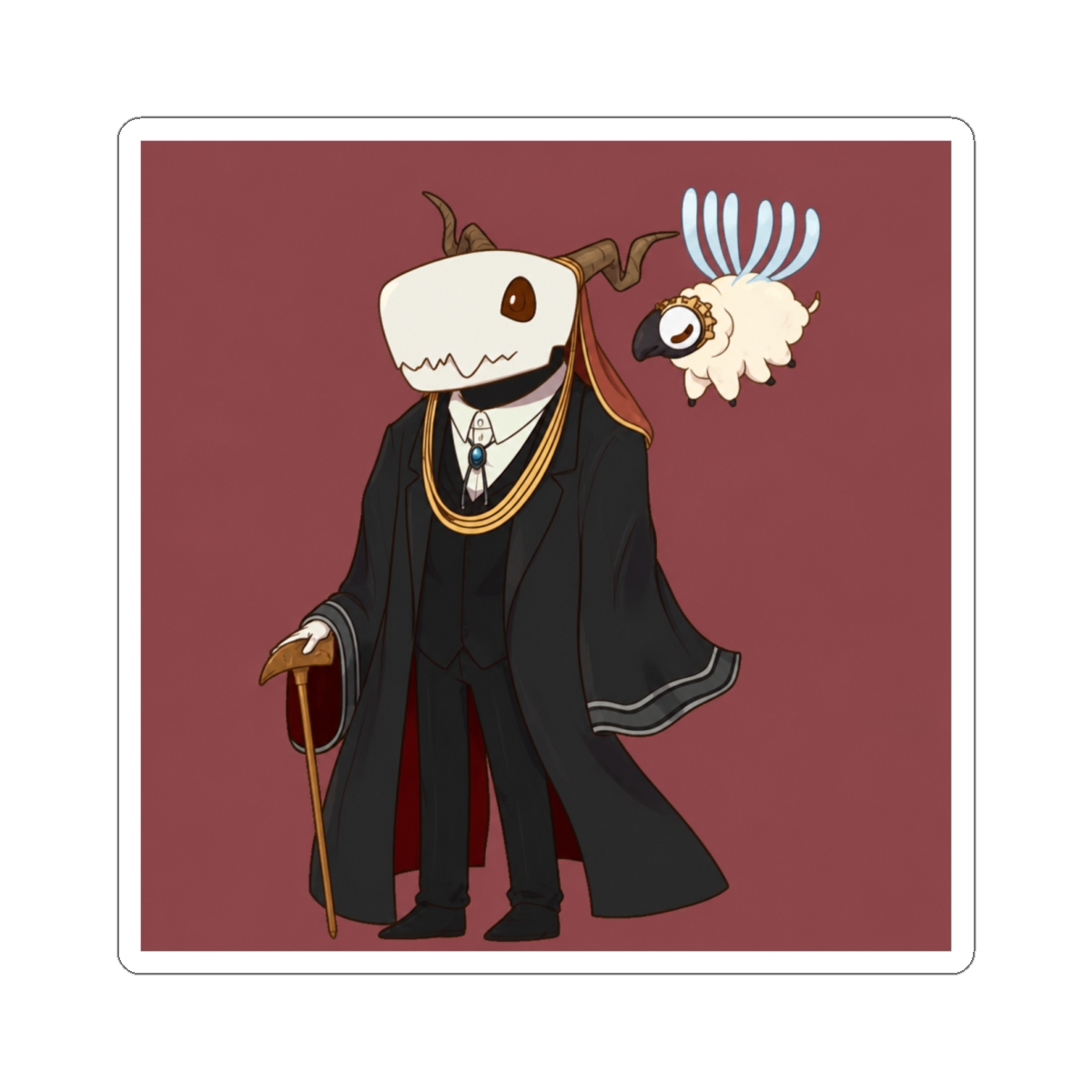 Elias Ainsworth chibi Sticker | The Ancient Magus' Bride