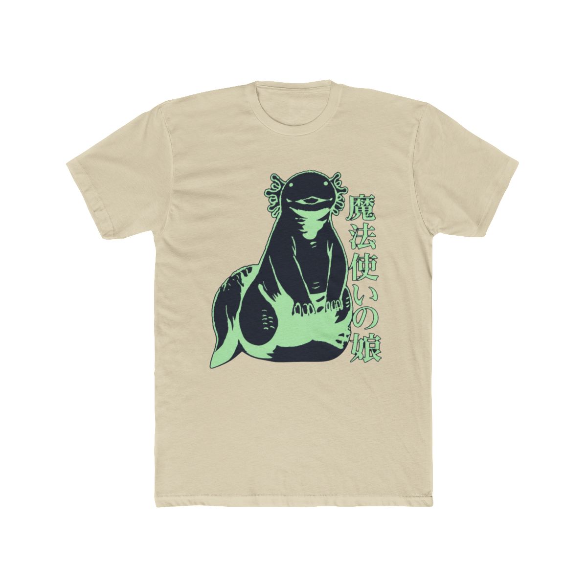 The Ancient Magus Bride Axolotl Salamander T Shirt Shirt Size XL Navy Blue | The Ancient Magus' Bride