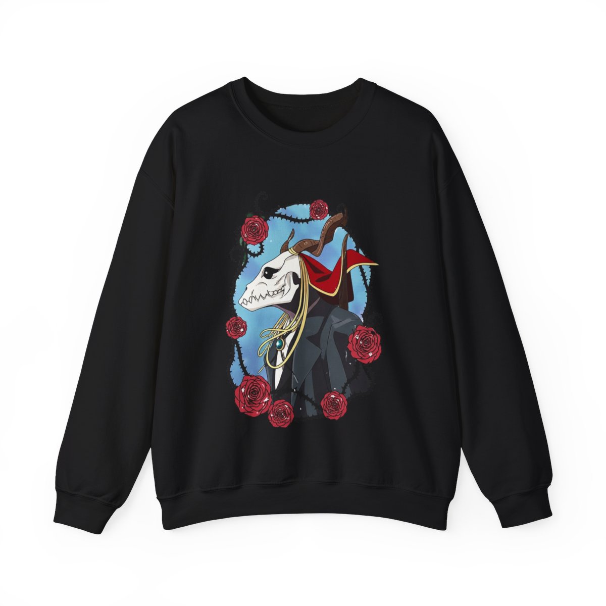The Ancient Magus' Bride Hoodie Merch Retro Anime Print Harajuku Hoodie Hoodies - alternate angle 3, merchandise